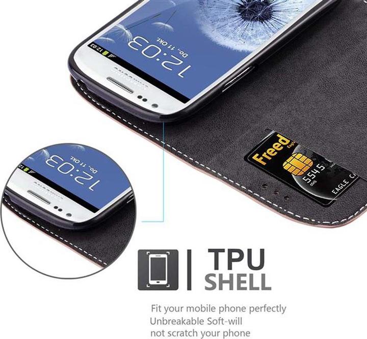 Produktbild Cadorabo Book X-Wallet Cover (Samsung Galaxy S3 Mini)