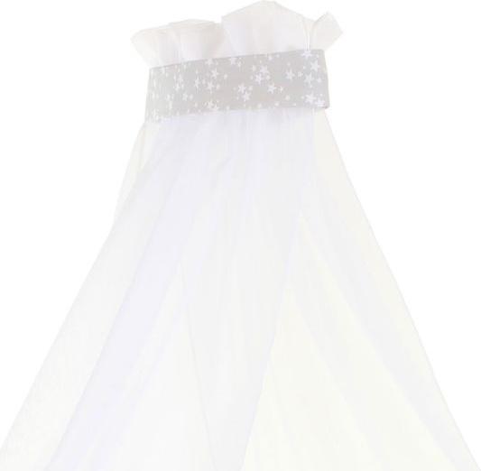 Produktbild Tobi babybay Himmel perlgrau/Sterne weiss