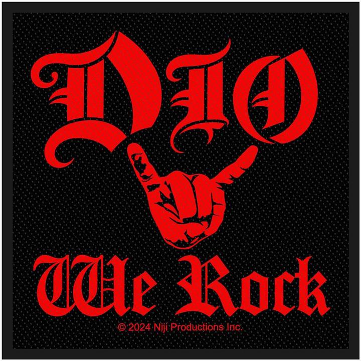 Actual product image DiO We Rock Logo Patch (1 x)