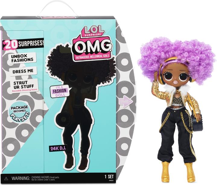 Produktbild MGA L.O.L. Surprise OMG 3.8 Doll 24K D.J.