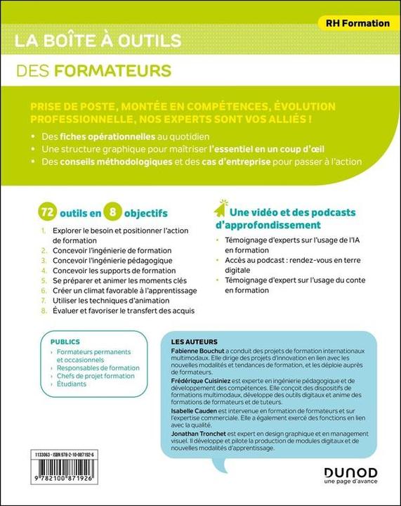 Energy Label La boîte à outils des formateurs (French, Bouchut F., Cauden I. et al, Cuisiniez F., 2024)