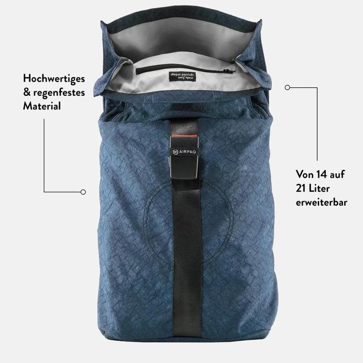 Produktbild Airpaq Rolltop Unicolor blue (14 l)