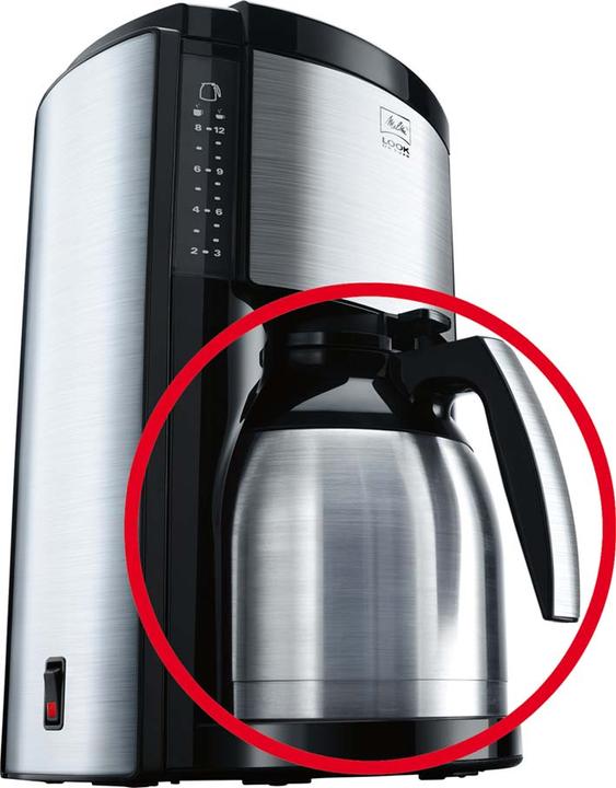 Actual product image Melitta Thermos Look Deluxe stainless steel