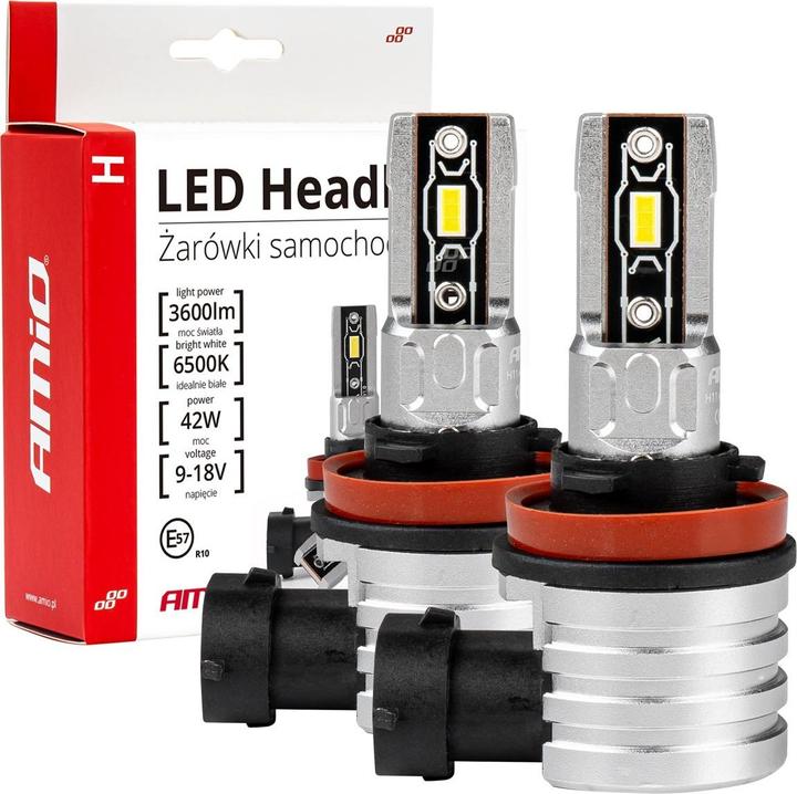 Amio Żarówki samochodowe led h-mini h8 (H11)