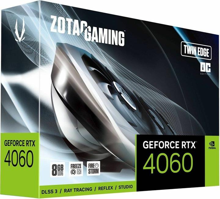 Immagine prodotto Zotac GAMING GeForce RTX 4060 Twin Edge OC 8GB 1xHDMI 3xDP (8 GB)