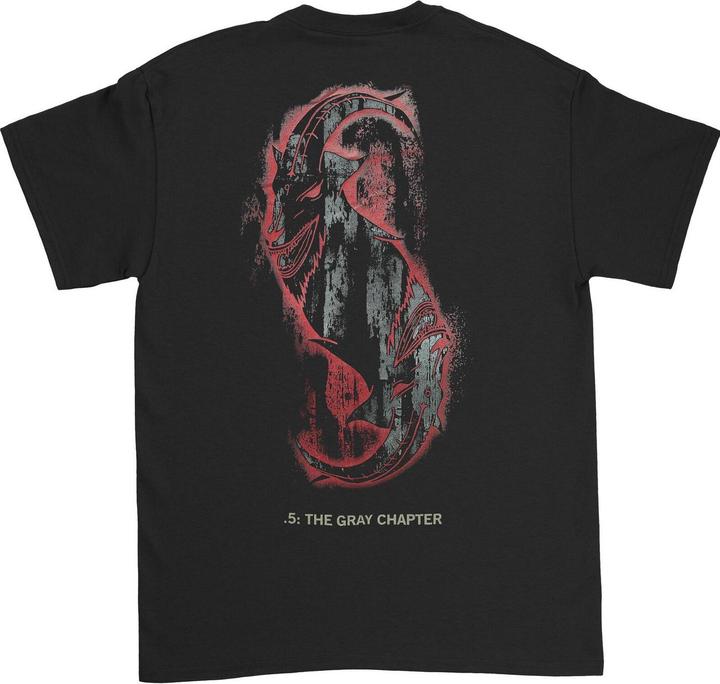 Immagine prodotto Slipknot .5: The Gray Chapter Maglietta Stampa posteriore Adulto Unisex (L)