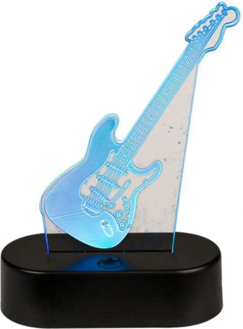 Actual product image TOP 3d Lamp Guitar