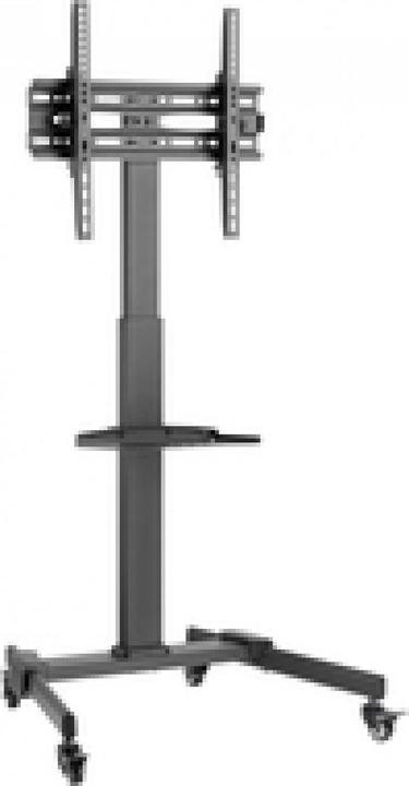 Techly TV Trolley for LCD LED TV 81.28-139.7cm 32-55inch black with shelf (55", 35 kg)
