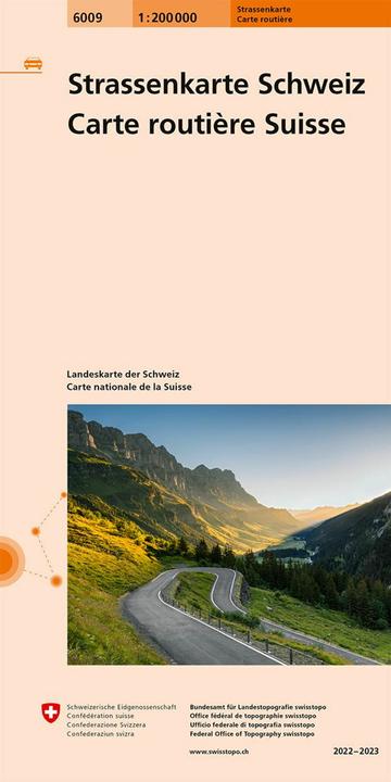 Produktbild Strassenkarte Schweiz 1:200 000