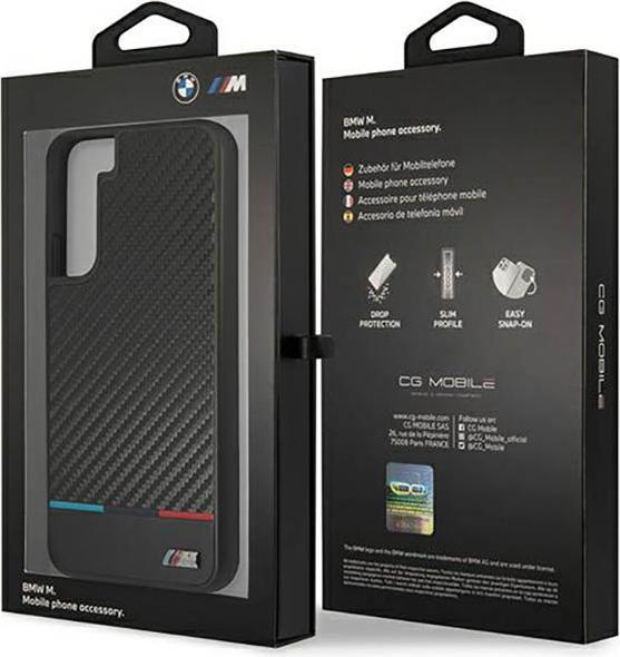 Actual product image BMW Hard case BMHCS22MPUCARTCBK S22 + S906 black (Samsung Galaxy S22+)