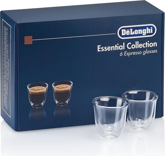Actual product image De'Longhi SET DLSC300 Espresso Glass Set of 6 (60 ml, 6 x)