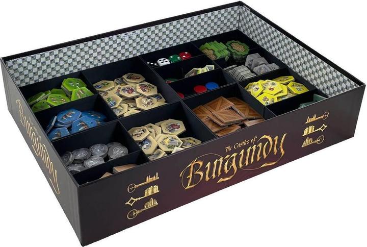 Actual product image Feldherr 3D32SET - Organiser for The Castles of Burgundy - Basic game box (Plastic)