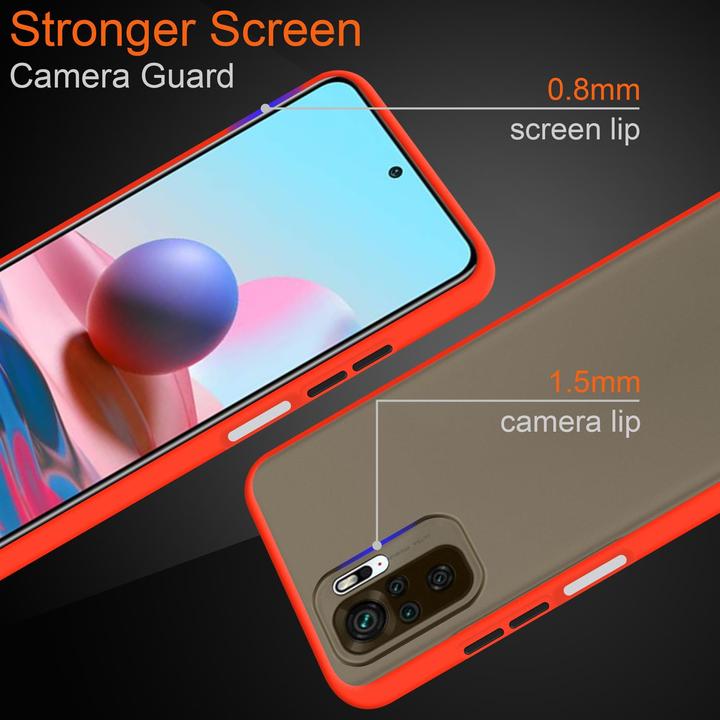 Actual product image Cadorabo Hybrid Matt Cover (Xiaomi Redmi Note 10)