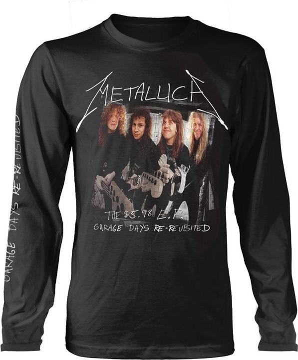 Actual product image Metallica Unisex Adult Cover Long-Sleeved T-Shirt (S)