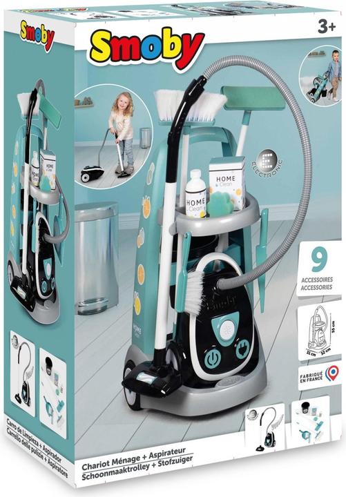 Immagine prodotto Smoby Carrello di pulizia con aspirapolvere