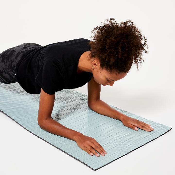 Actual product image Domyos Heavy-duty gymnastics mat 160 cm × 58 cm × 7 mm - 120 beige (7 mm)