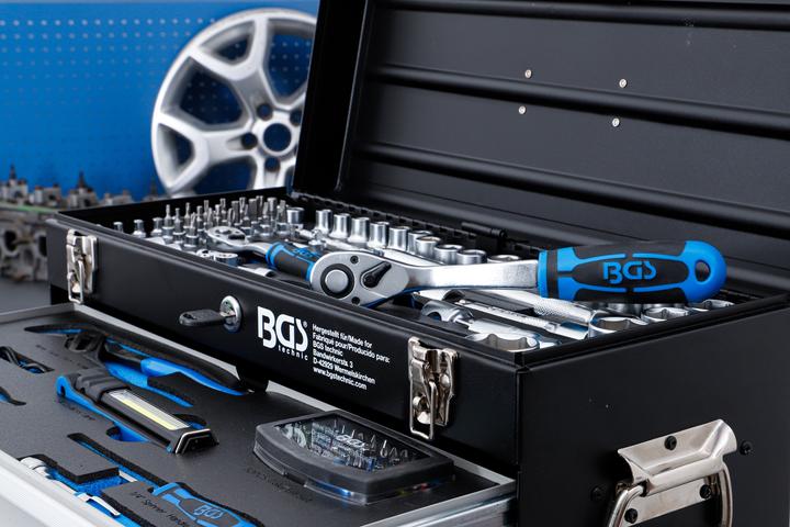 Actual product image BGS Electrician's metal tool case