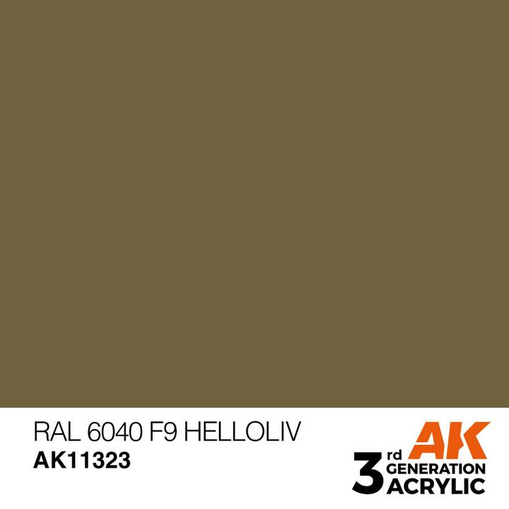 Image du produit AK Interactive RAL 6040 F9 olive clair (RAL 6040 F9 olive clair)