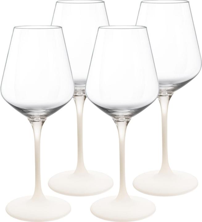 Produktbild Villeroy & Boch Weissweinglas, Set 4tlg. Manufacture Rock blanc (38 cl, 4 Gläser, Weissweingläser)