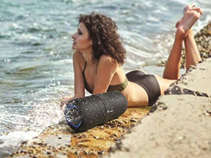 Actual product image Technaxx Bluetooth® Speaker MusicMan LED SoundBlaster BT X56 (4 h, Rechargeable battery operated)