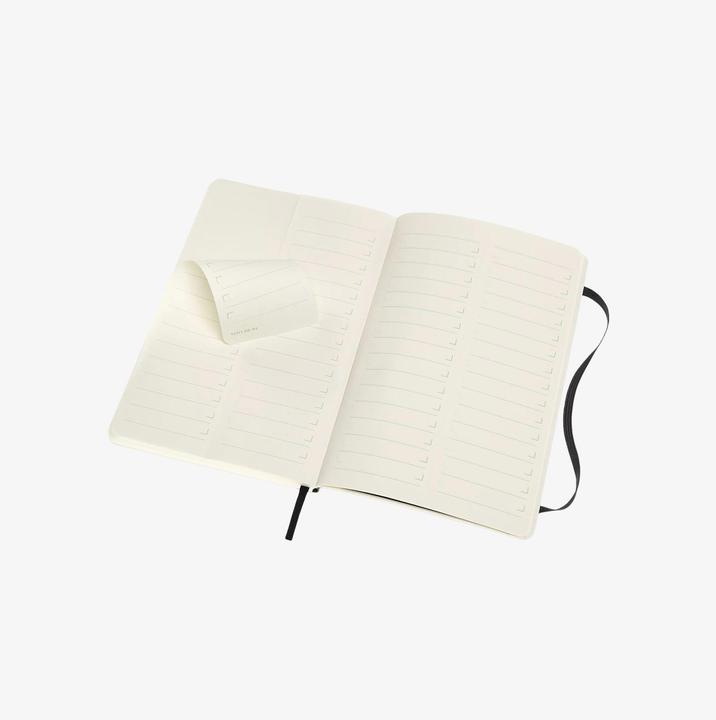Actual product image Moleskine Professional Notebook L/A5, Soft Cover, Black (A6, Lined, Soft cover)