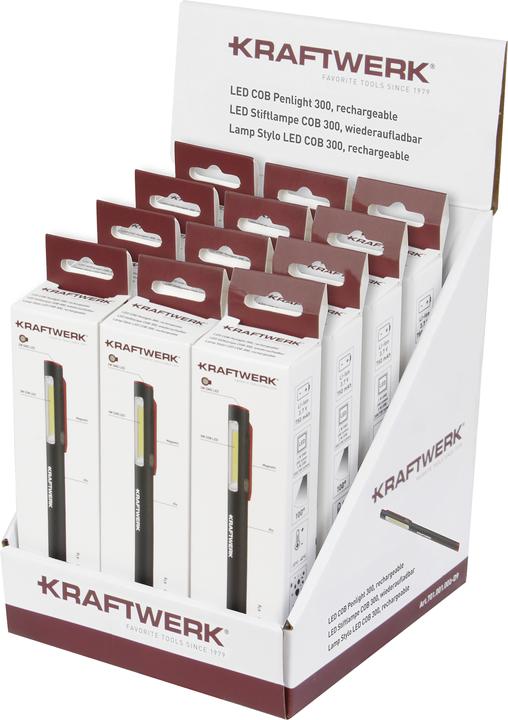 Image du produit Kraftwerk 12 x ampoules à LED COB 300, 3,7 V (300 lm)
