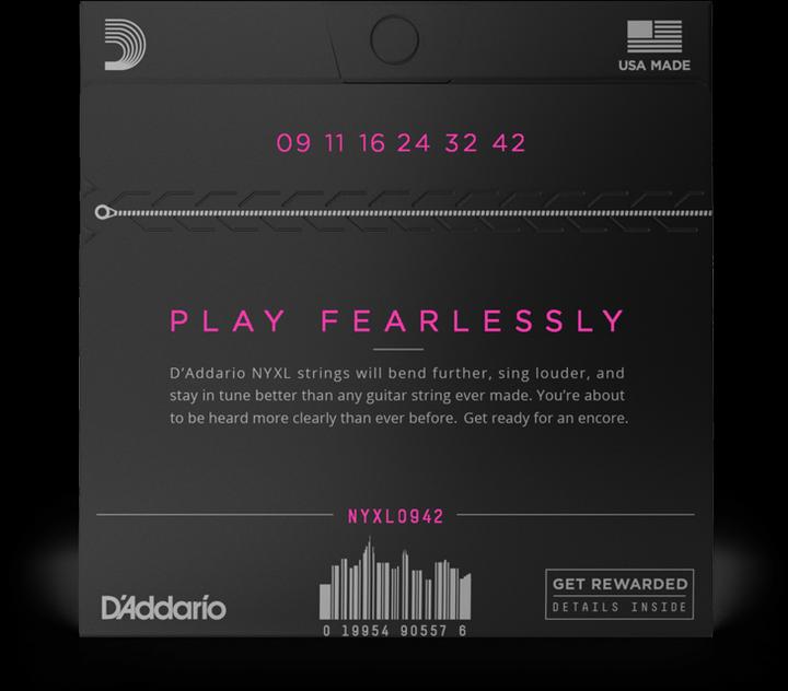 Actual product image D'Addario Nyxl0942 (6 x, Electric guitar, 0.04")