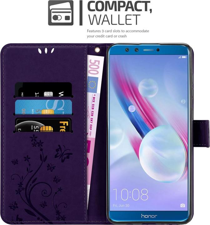 Productafbeelding Cadorabo Bloemen Boekomslag (Honor 9 Lite)