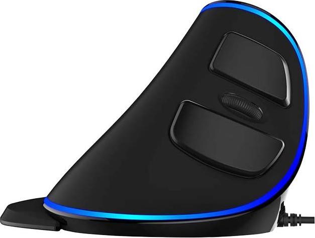 Actual product image Delux Wired Vertical Mouse M618PU (A825) 7200DPI (Cable)