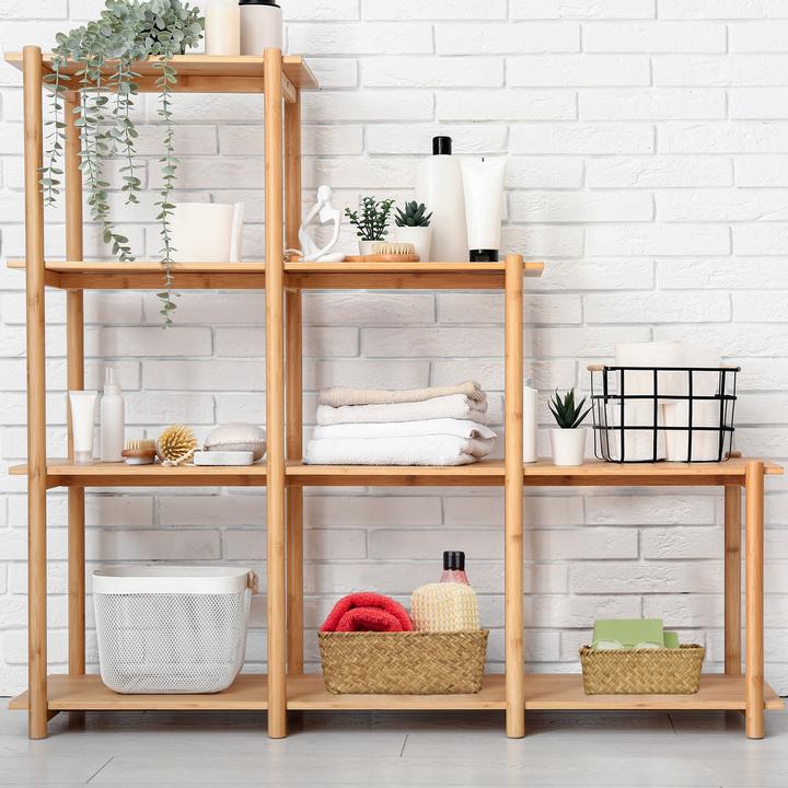 Actual product image Relaxdays 3-piece seagrass storage basket set (3 x, 23 x 23 x 8.5 cm)