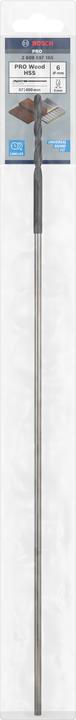 Actual product image Bosch Professional Zubehör PRO Wood HSS installation drill bit, 6 x 57 x 400 mm (5 mm)