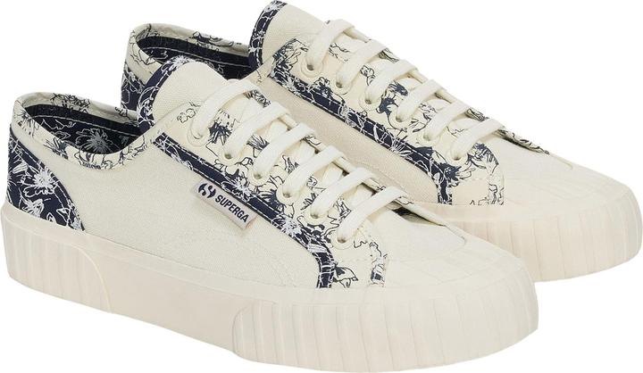 Superga Sneaker 2630 Gestreifte gezeichnete Blumen