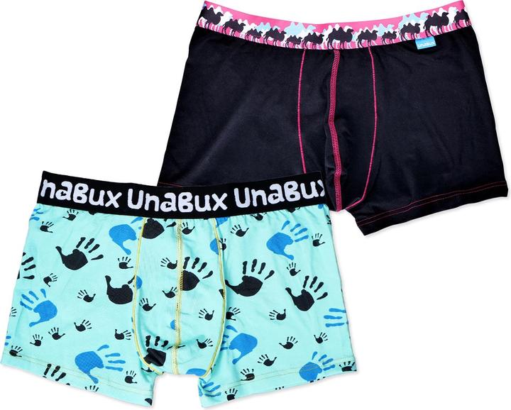 Unabux Boxer Briefs FIVE FINGERS Mix (M, 2er Pack)