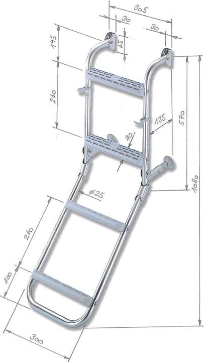 Immagine prodotto Trem Scala da bagno con gradini in plastica