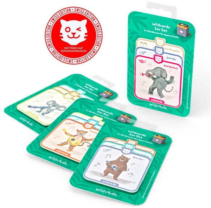 Tigermedia Wildcard Swiss Edition (3 pieces with 120 minutes each) (German, Swiss German)
