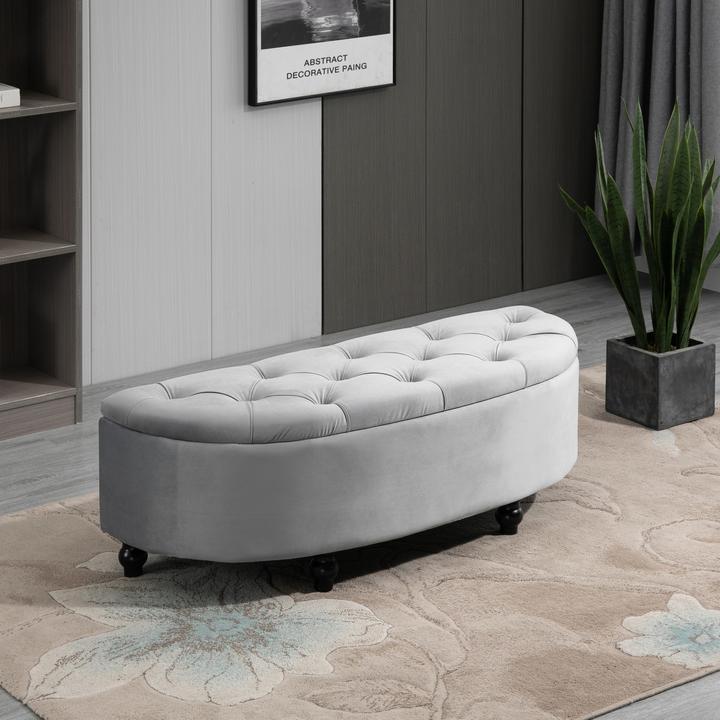Image du produit Homcom Banc avec espace de rangement (120 cm)