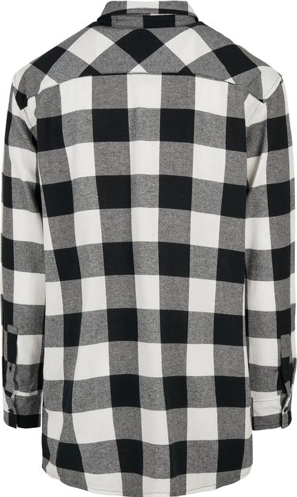Actual product image Urban Classics Long Oversized Checked Shirt - 16632 (M)