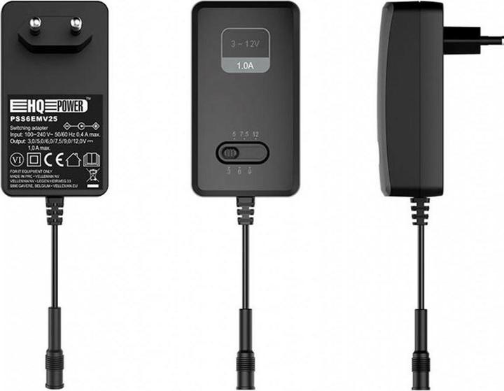 Actual product image Velleman Plug-in power supply Universal 3 - 12 V, 12 W