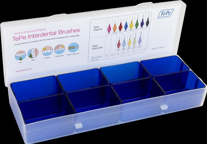 TePe Praxisbox Interdentalbürsten (ohne Inhalt)