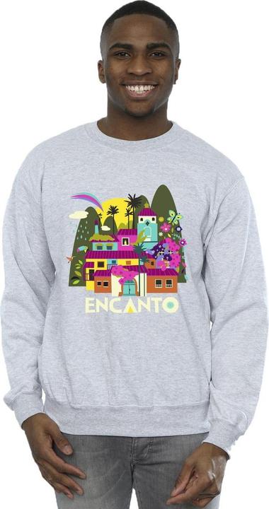 Actual product image Disney Mens Encanto Many Houses Sweatshirt (XL)