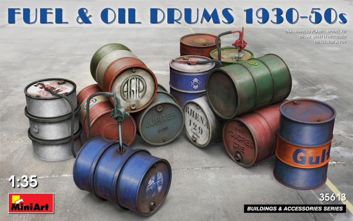 Immagine prodotto Mini art Fusti di carburante e olio 1930-50