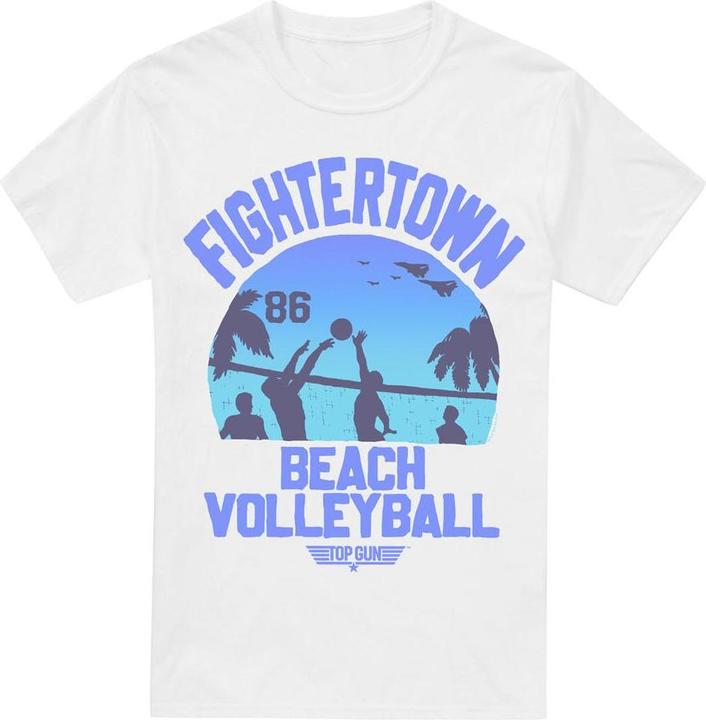 Actual product image Top Gun Mens Volleyball In Jeans T-Shirt (5XL)