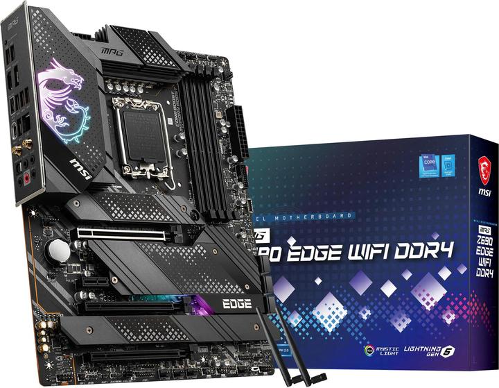 Immagine prodotto MSI MPG Z690 Edge Wifi (LGA 1700, Intel Z690 (DDR4), ATX)