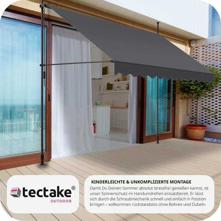 Produktbild tectake Klemmmarkise (3 m)