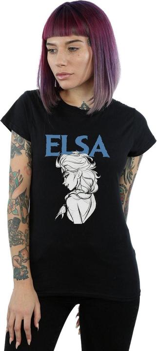Immagine prodotto Disney Frozen Elsa Profile Sketch Maglietta Donna (S)