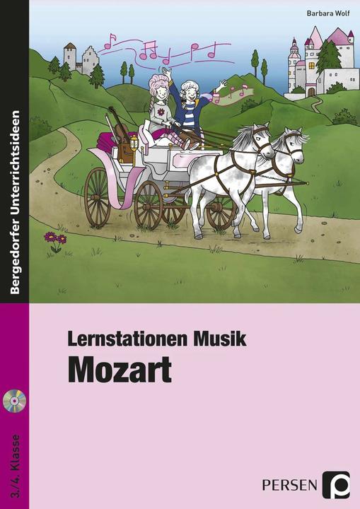 Produktbild Lernstationen Musik: Mozart (Deutsch, Barbara Wolf, 2021)