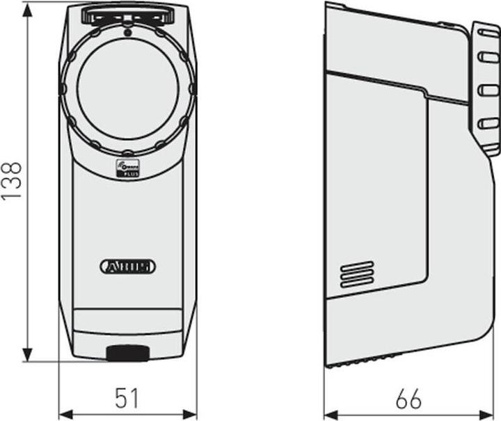 Actual product image Abus Door lock drive
