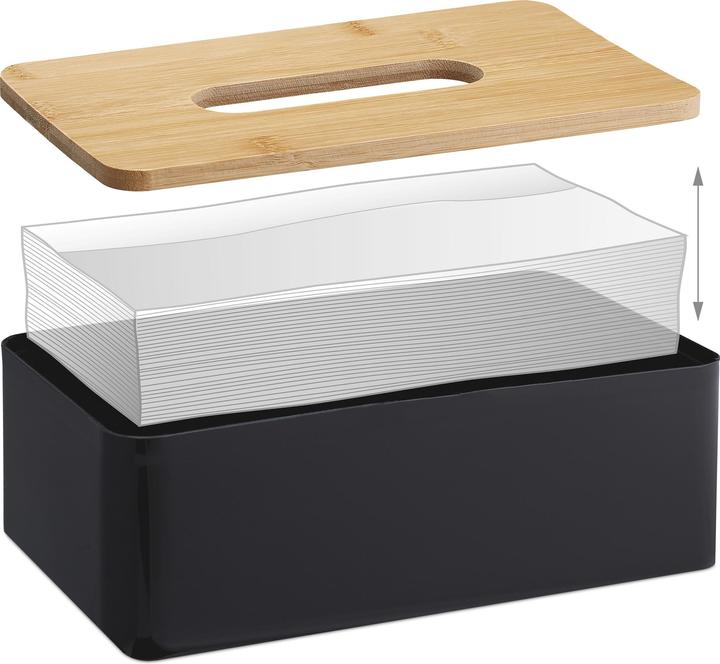 Actual product image Relaxdays Tissue box