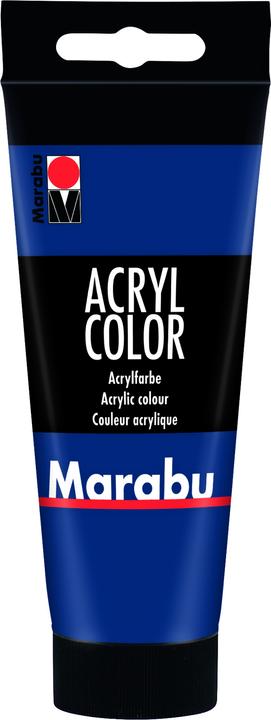 Marabu Acrylic Color Acrylic Color 100 ml, dark blue (Dark Blue, 100 ml)