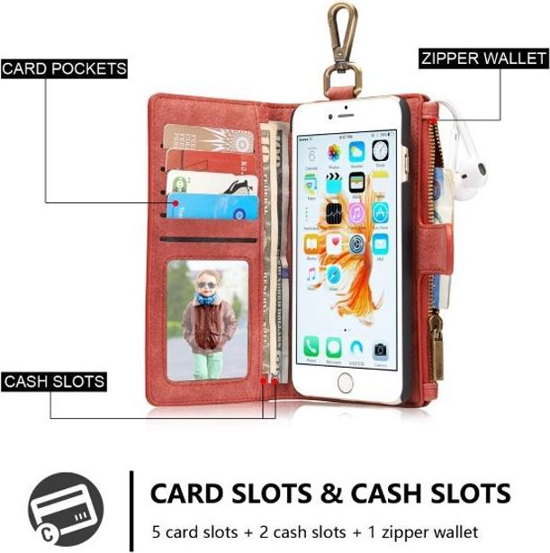Immagine prodotto Caseme Custodia in pelle sottile con portafoglio (Apple iPhone 6s Plus, Apple iPhone 6 Plus)